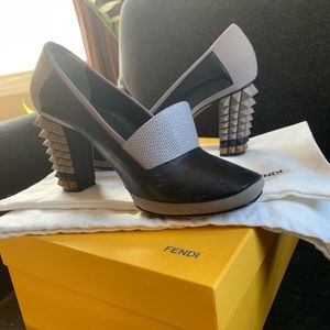 Fendi Polifonia Stud Pumps, offers welcome!!